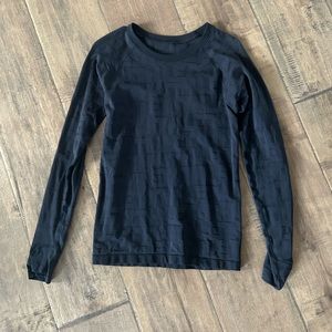 Athlete Girl black long sleeve shirt